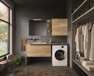 Mobile da Bagno in melaminico e HPL Laundry 04 di Archeda