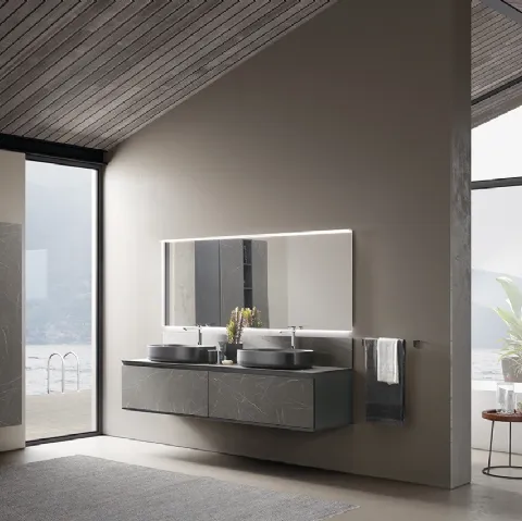 Mobile da Bagno sospeso Modulo 02 di Archeda