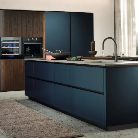 Cucina Moderna con isola Aria Tech 03 di Forma Cucine