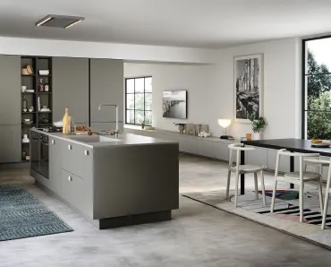 Cucina Moderna con isola Trend Maniglia Home 03 di Forma Cucine